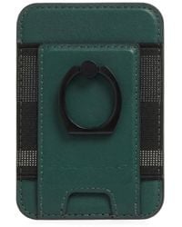 Piquadro - Magsafe Leather Ring-Stand Phone Cardholder - Lyst