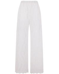 Raquel Diniz - Kanten Broek Met Paisley-Print - Lyst