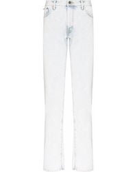 Off-White c/o Virgil Abloh - Diag-Stripe Print Slim Fit Jeans - Lyst