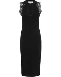 Ermanno Scervino - Abito Midi Con Inserti - Lyst