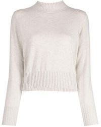 N.Peal Cashmere - Pull en maille fine à coupe crop - Lyst