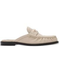 Burberry - Leather Cadet Mules - Lyst