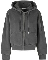 Low Classic - Washed Zip-Up Hoodie - Lyst