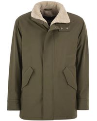 Herno - Veste À Effet Peau Lainée - Lyst