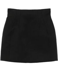 Mugler - High-Waisted Mini Skirt - Lyst