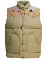 Needles - X Rocky Mountain Featherbed Graphic-Print Padded Gilet - Lyst