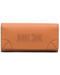 MCM - Aren Logo-embossed Leather Wallet - Lyst