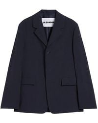 Jil Sander - Button-Fastening Blazer - Lyst