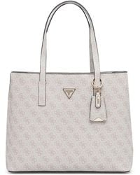 Guess - Logo-Print Tote Bag - Lyst