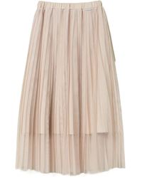 Twinset - Pleated Midi Skirt - Lyst