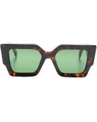 Off-White c/o Virgil Abloh - Gafas de sol con efecto de carey - Lyst
