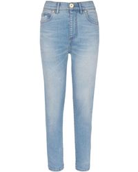 Balmain - High-rise Slim-cut Jeans - Lyst