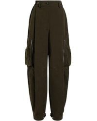 Dolce & Gabbana - Waxed Faille Cargo Pants - Lyst
