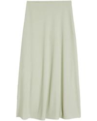 Jil Sander - Gonna Midi Svasata Con Zip - Lyst