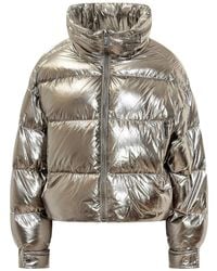 MICHAEL Michael Kors - Metallic Puffer Jacket - Lyst