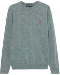 Brooks Brothers - Lambs-Wool Crew-Neck Sweater - Lyst