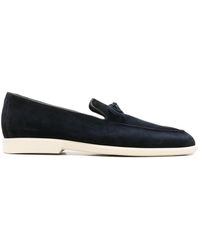 Santoni - Bow-Detail Loafers - Lyst