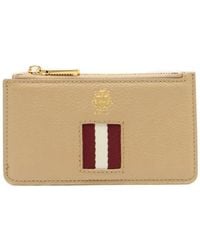 Bally - Portacarte Hera Con Zip - Lyst