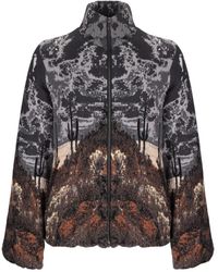 Laneus - Chaqueta Bómber De Punto - Lyst
