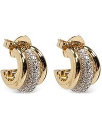 Kate Spade - Pendientes Huggies Con Detalles De Cristales - Lyst