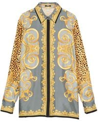 Versace - Silk Shirt - Lyst