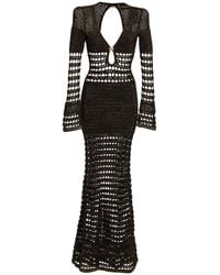 retroféte - Elvana Knit Crochet Dress - Lyst