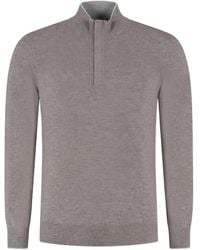 Gran Sasso - Jersey con cuello en V de punto fino - Lyst