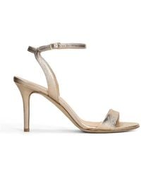 The Seller - Metallic-Effect Buckle-Fastening Sandals - Lyst