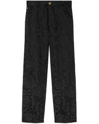 Versace - Jacquard Cotton Carpenter Pants - Lyst