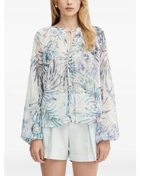 Guess - Blouse Met Geborduurde Bloemen - Lyst