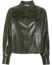 Forte Forte - Camicia Con Effetto Lucertola - Lyst