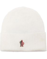 Moncler - Beanie Mit Logo-Patch - Lyst