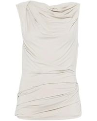 Entire studios - Top Drape Con Arricciatura - Lyst