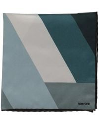 Tom Ford - Geometric-Print Pocket Square - Lyst