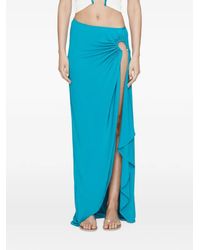 Christopher Esber - Ruched Crescent Draped Maxi Skirt - Lyst
