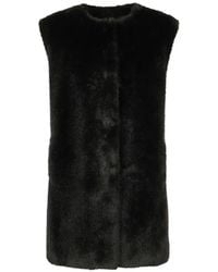 Herno - Chaleco De Pelo Artificial - Lyst