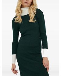 Bruuns Bazaar - Ribbed Side-Split Midi Dress - Lyst
