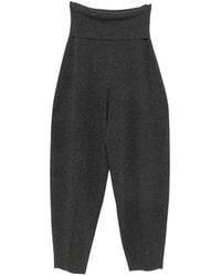 Zimmermann - Ribbed-Waistband Tapered Trousers - Lyst