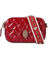Kurt Geiger - Quilted Embellished Cross Body Bag - Lyst