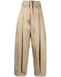 SAGE NATION - Box-Pleat Wide-Leg Trousers - Lyst