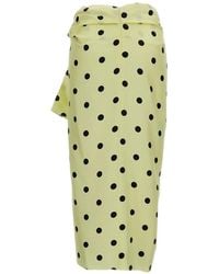 Sportmax - Gentile Polka-Dot Midi Skirt - Lyst