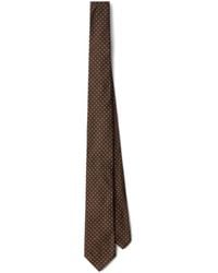Prada - Foulard En Soie À Motif Géométrique - Lyst