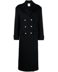 Sandro - Double-breasted Wool Coat - Lyst