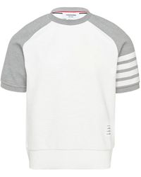 Thom Browne - 4-Bar Raglan-Sleeve T-Shirt - Lyst