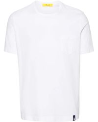 Drumohr - Appliqué-Logo Cotton T-Shirt - Lyst