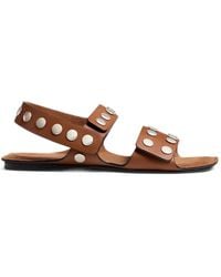 KHAITE - Boden Flat Sandals - Lyst