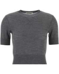 Jil Sander - Wool T-Shirt - Lyst