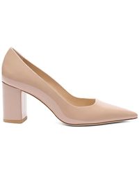 Stuart Weitzman - Power Block Pointed Pumps - Lyst