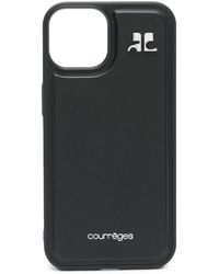 Courreges - I-phone 14 Logo-plaque Case - Lyst