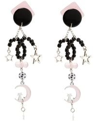 Amir Slama - Moon Pendant Earrings - Lyst